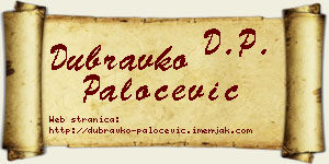 Dubravko Paločević vizit kartica